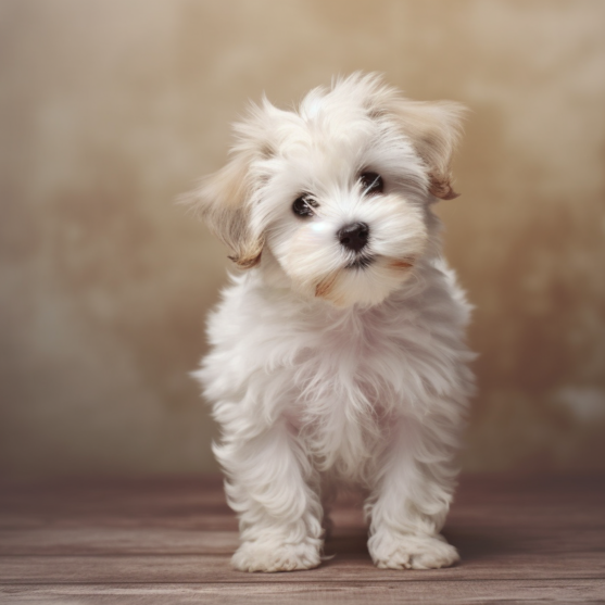 White Havachon puppy